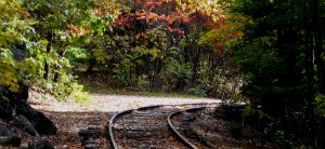 bend in a railroad
