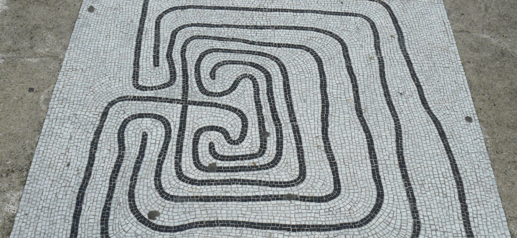 labyrinth mosaic